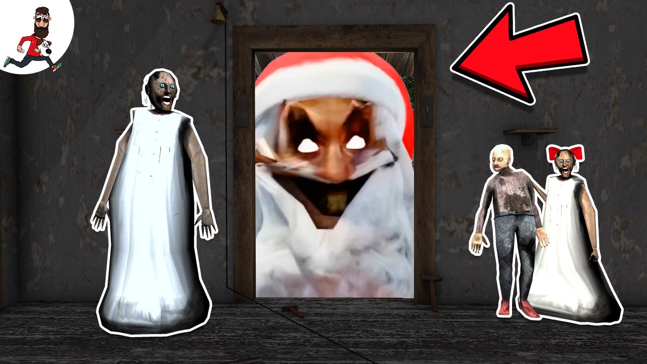 Granny vs Skibidi Santa Man (part 4) ► funny horror animation granny and  grandpa