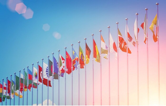 Флаги различных государств. Фото взято из источника.