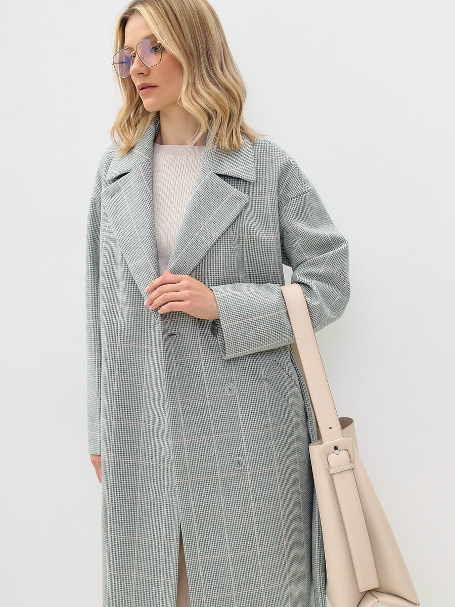 Пальто длинное оверсайз весеннее из шерсти Bless You Today