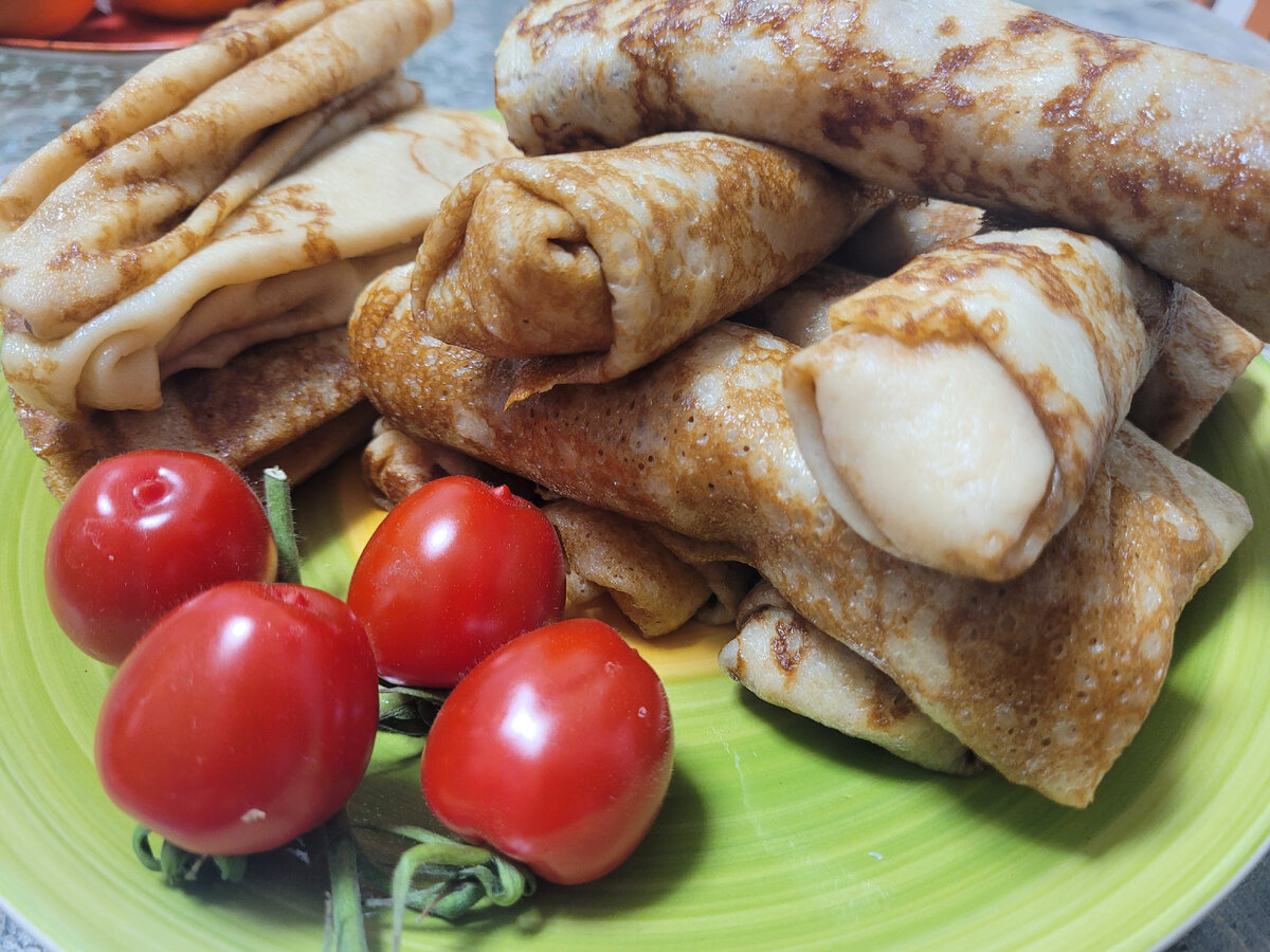 Фото автора.Готовые блины.