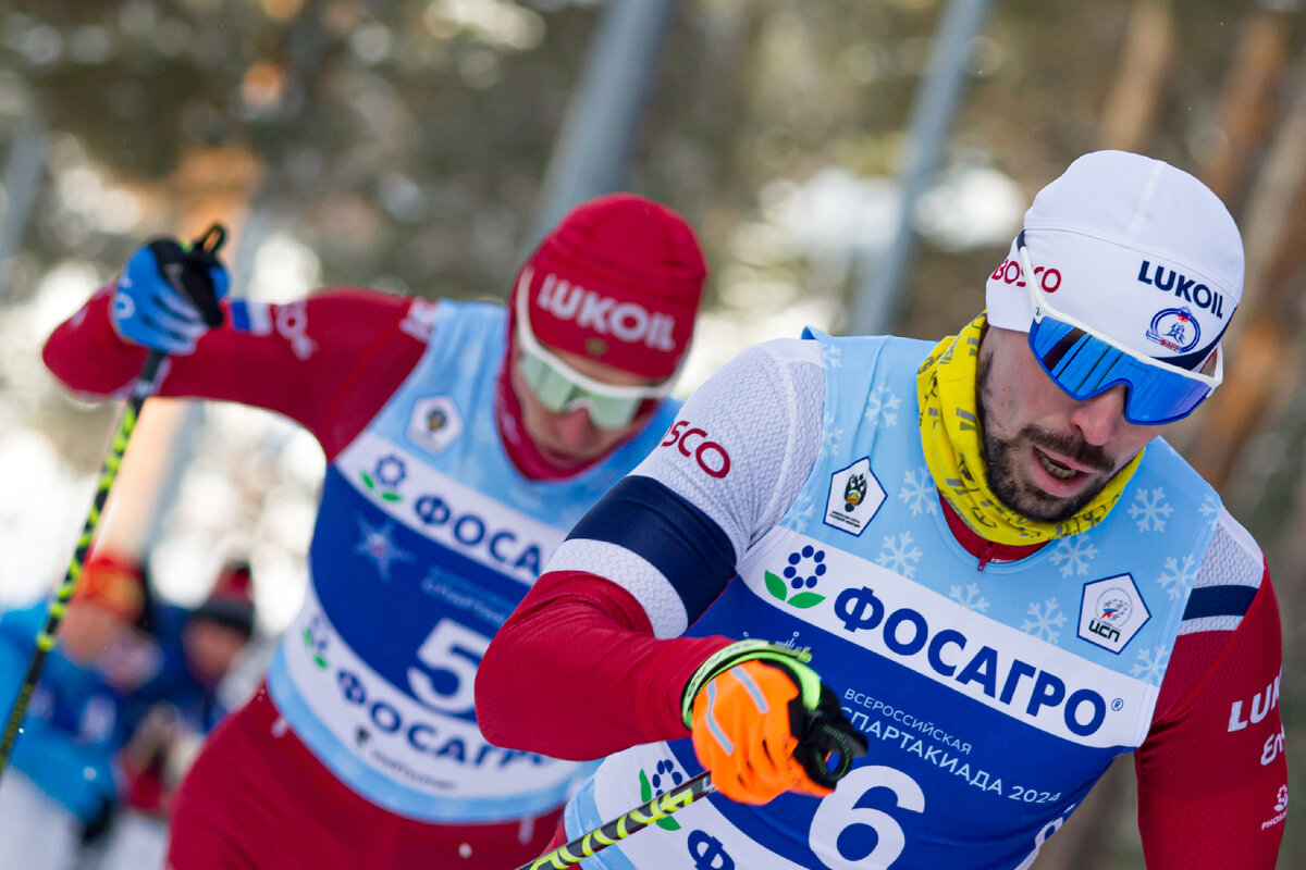 Александр Большунов и Сергей Устюгов