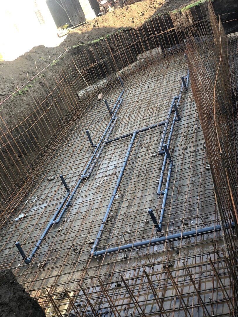 Армирование бассейна 10х5