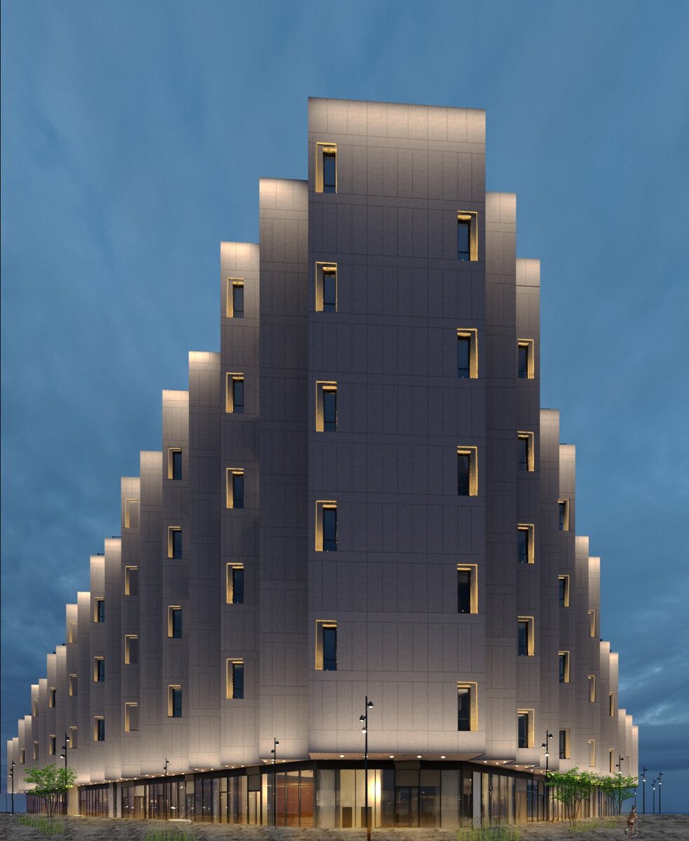 Концепцией освещения Eclat Group для ЖК «Шагал». 