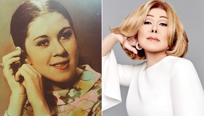 Любовь Успенская в молодости и сейчас.