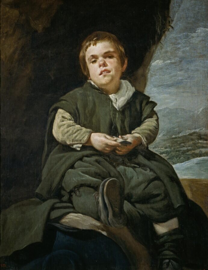 Диего Веласкес «Франсиско Лескано, карлик из Вальекаса», 1645 © Museo del Prado