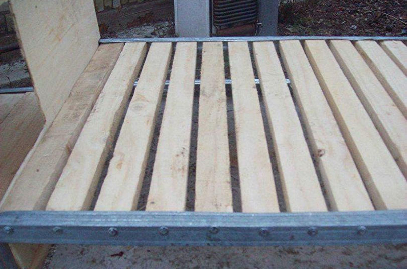 Реечный пол.