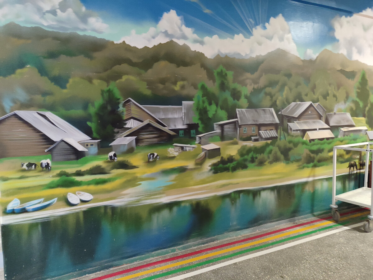 Это место в больнице называется "Деревенька".