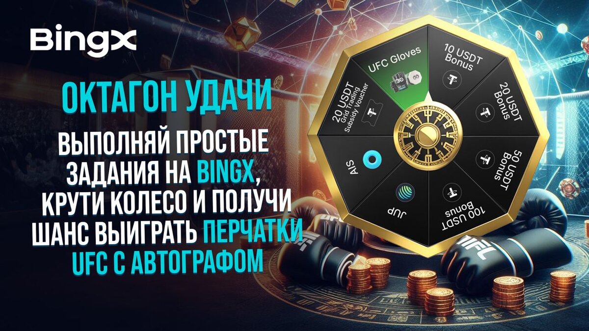 Октагон удачи BingX & UFC 😱 | You Can Trade (YCT) | Дзен