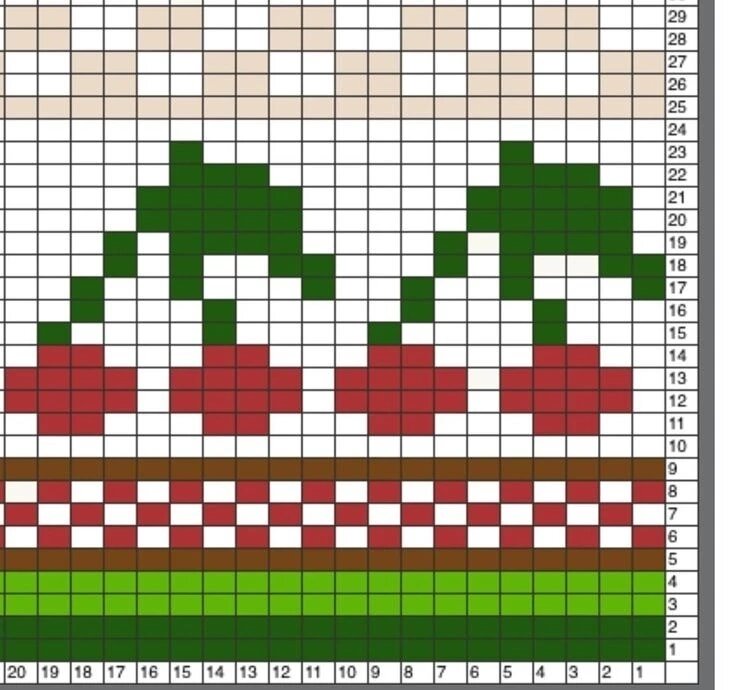 Варежках своими руками схемы