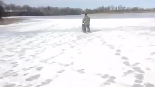 самодельный детский снегоход с мотором от бензопилы 2 Верхняя Хава