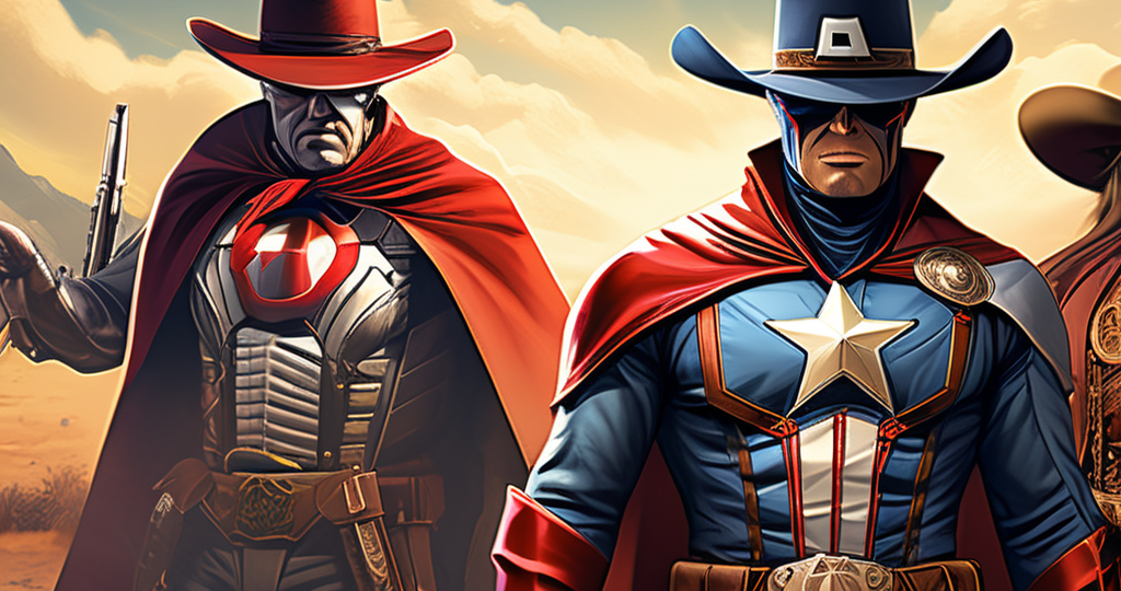 Как бы выглядели герои MARVEL на Диком Западе