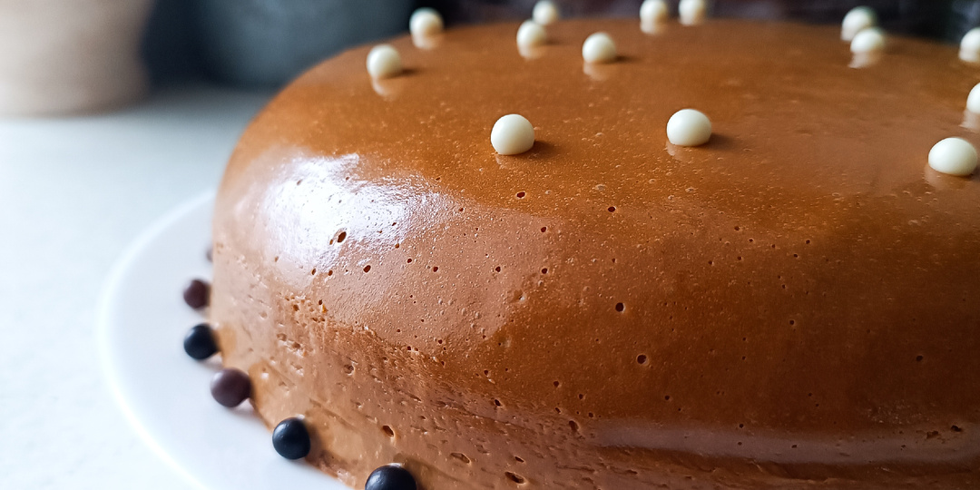 Карамельный тортик в мультиварке