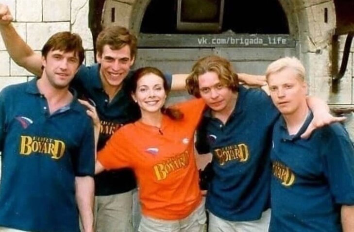 Главные герои «Бригады» на шоу «Форд Боярд».Фото Яндекс.Картинки