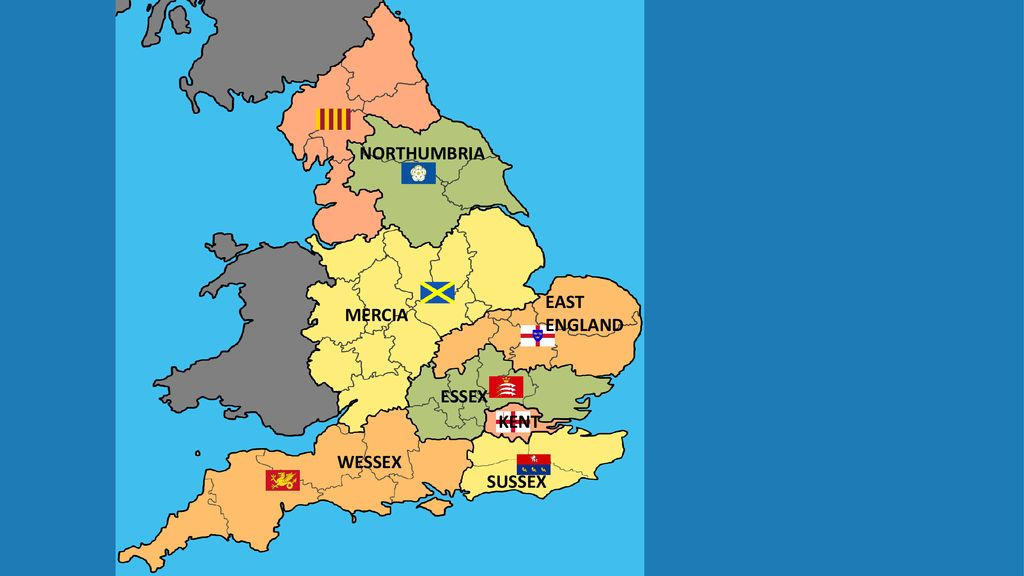 Названия исторических королевств англов и саксов