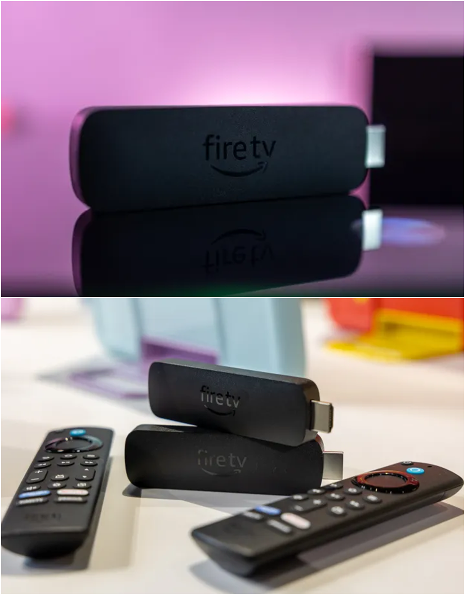Amazon Fire TV Stick 4K и Fire TV Stick 4K Max выглядят практически одинаково. Пульты дистанционного управления немного отличаются.