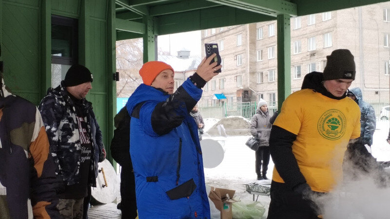 На первомайские праздники в парке работала полевая кухня всего сварили 300 кг