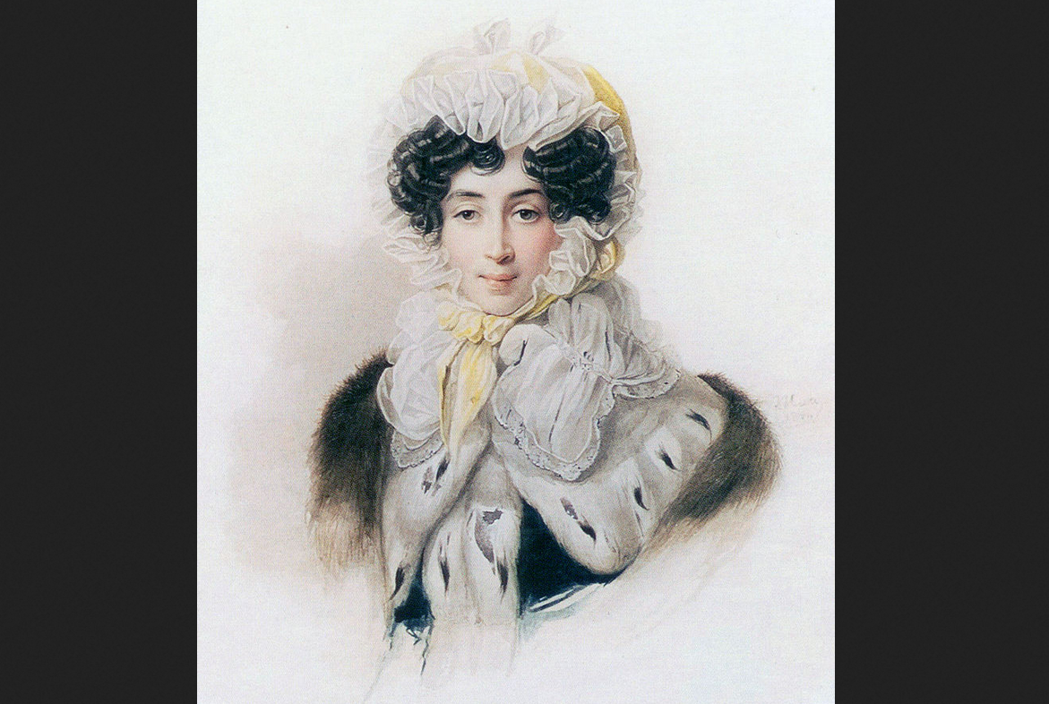 Владимир Гау. "Портрет княгини Софьи Волконской"