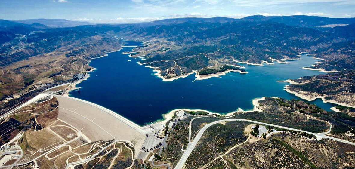 Водохранилище Castaic,  штат Калифорния