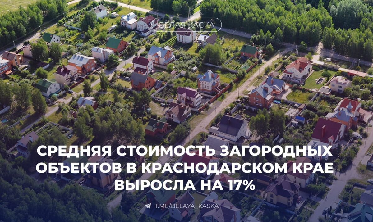 Загородная недвижимость на Кубани. Взлет цен и падение спроса - анализ  рыночных тенденций | Белая Каска | Дзен