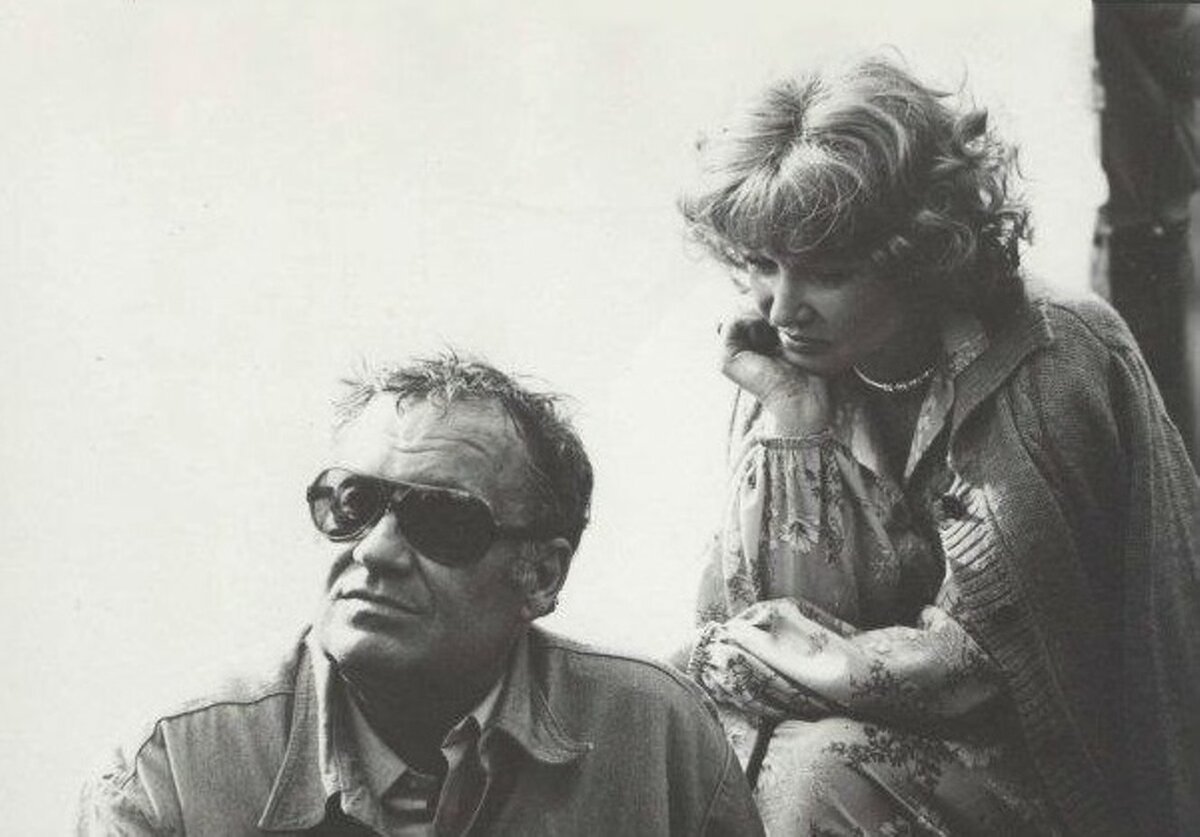 На съемках фильма «Вокзал для двоих».