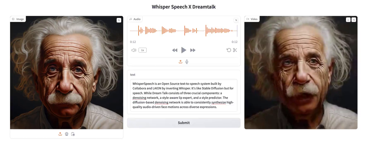 Whisper speech