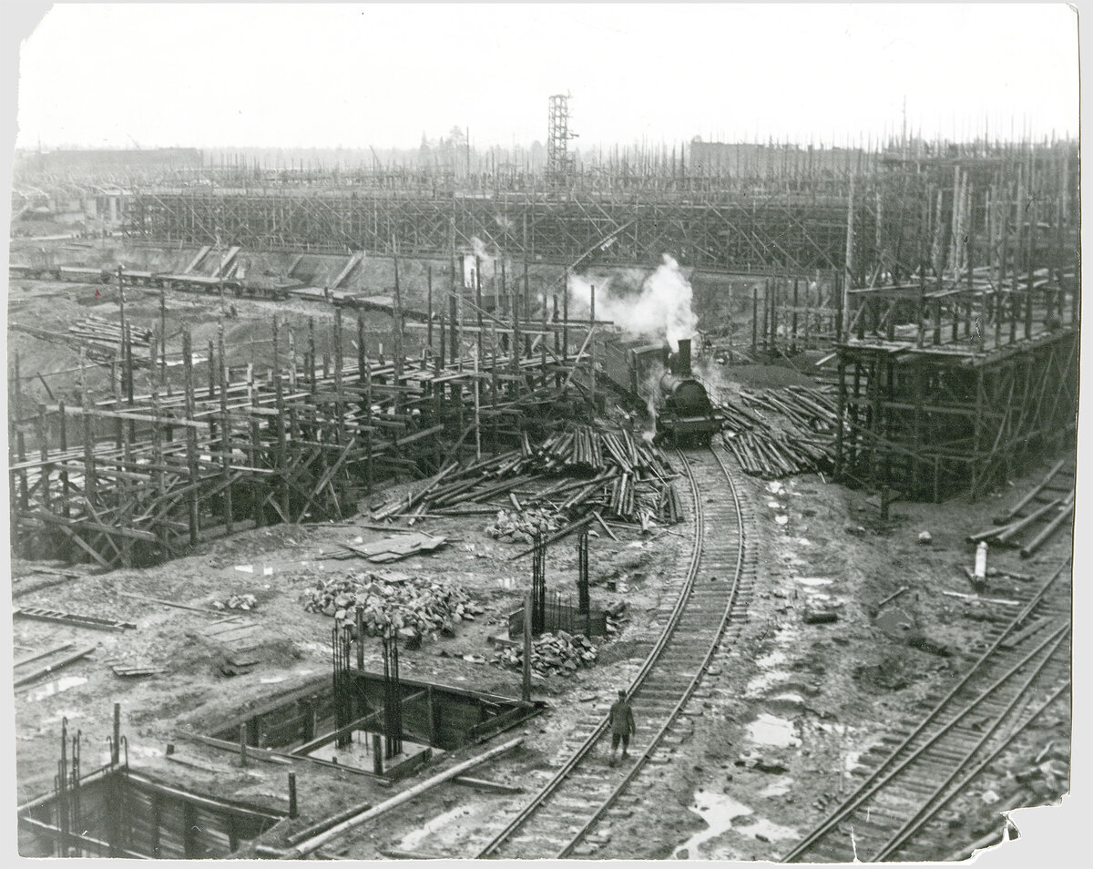 Строительство НТМЗ, 1938 г.