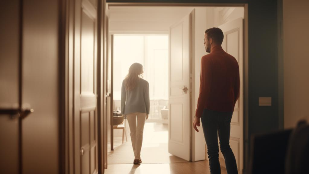 хозяева заходят в новую квартиру