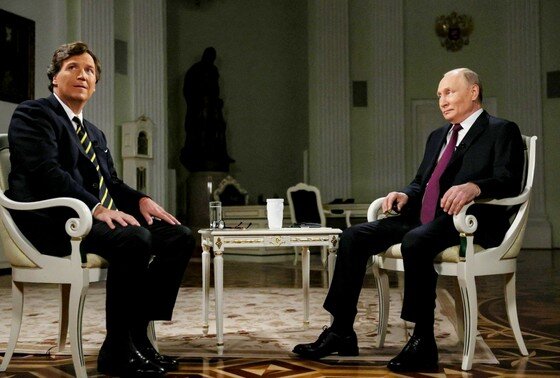    Такер Карлсон, Владимир Путин