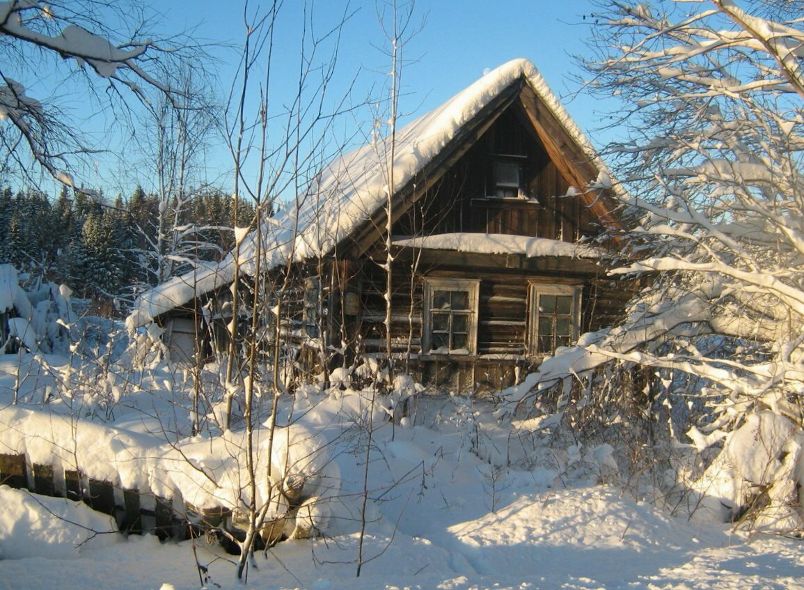 Карпатская деревня зимой