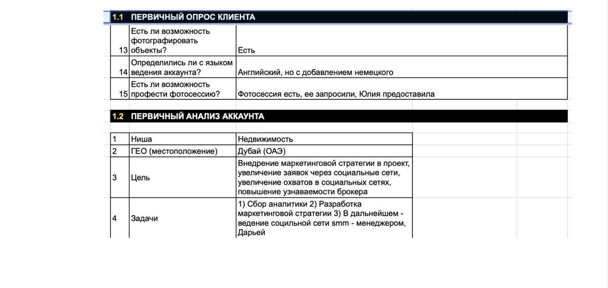 *скрин из маркетинговой стратегии