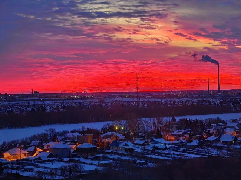 Закаты в Омске