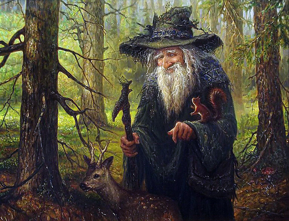 Леший. Один из самых известных персонажей низшей мифологии у русских. 