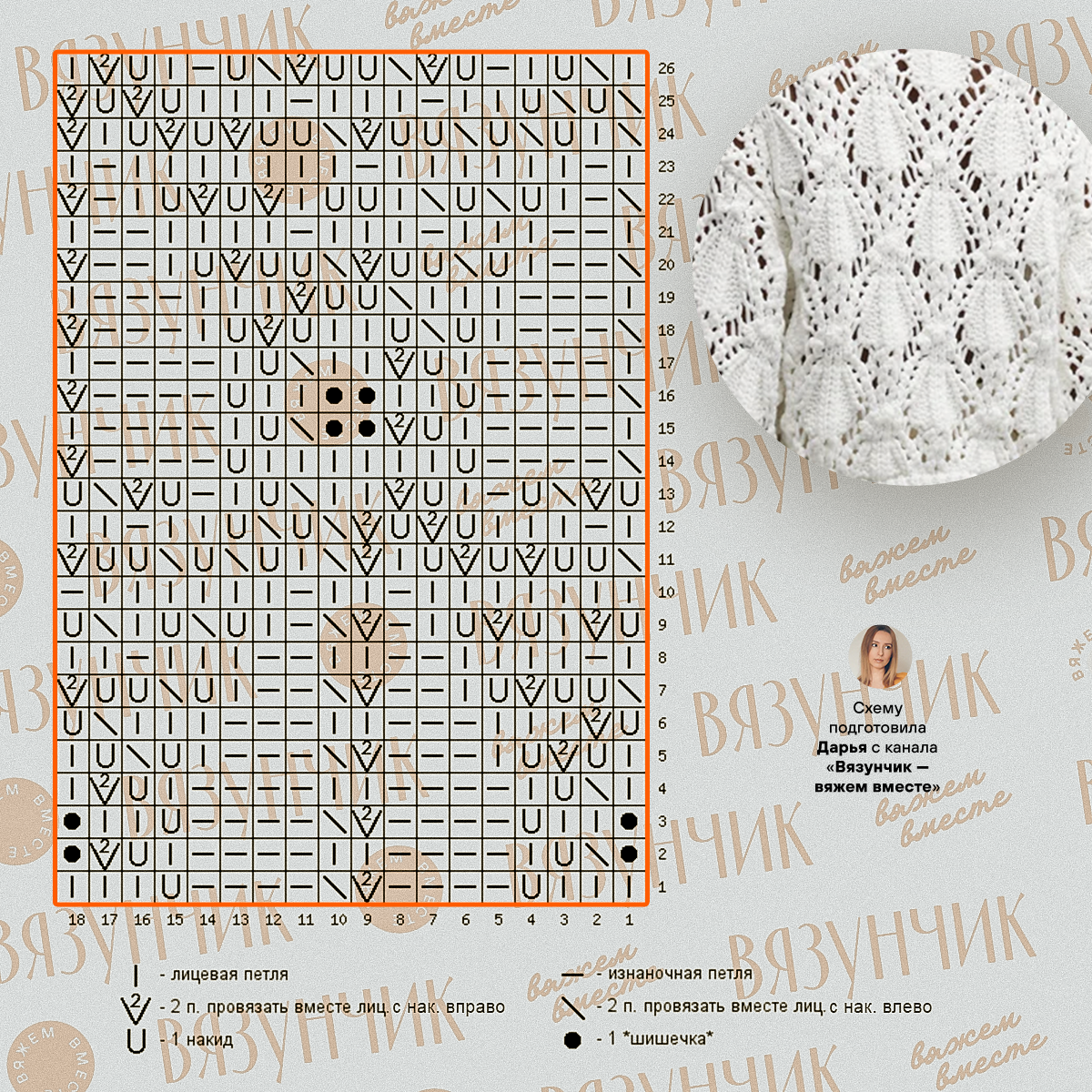 Никогда не вязала ничего подобного. Разбираю самый сложный узор Брунелло Кучинел