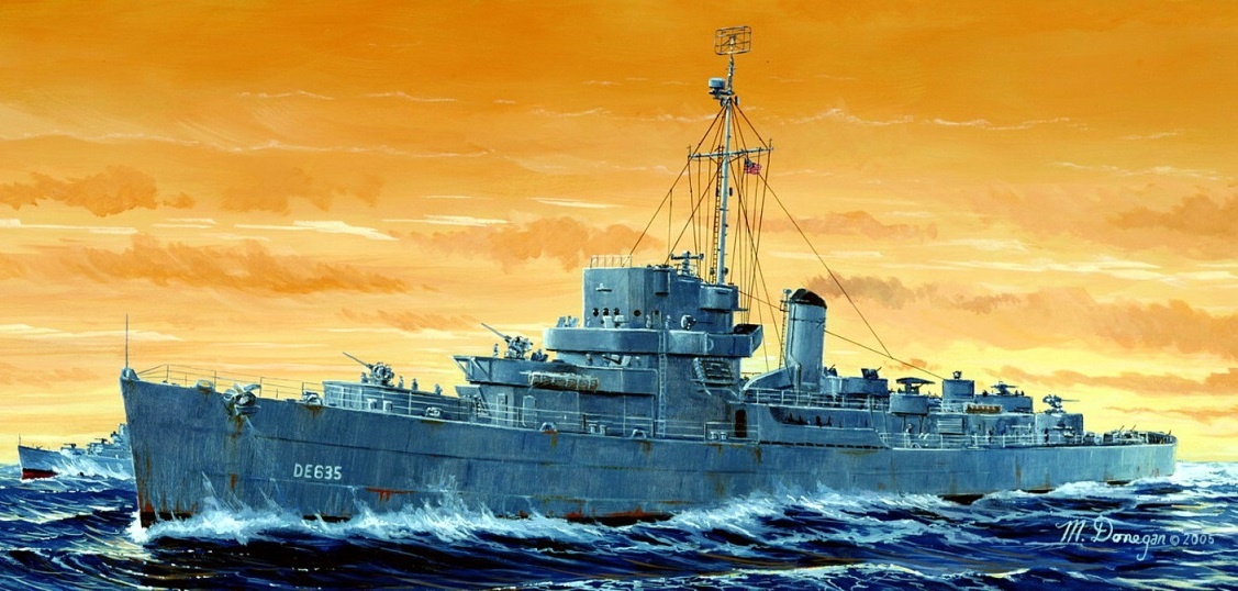 Эскортный миноносец DE-635 "Ингленд"
