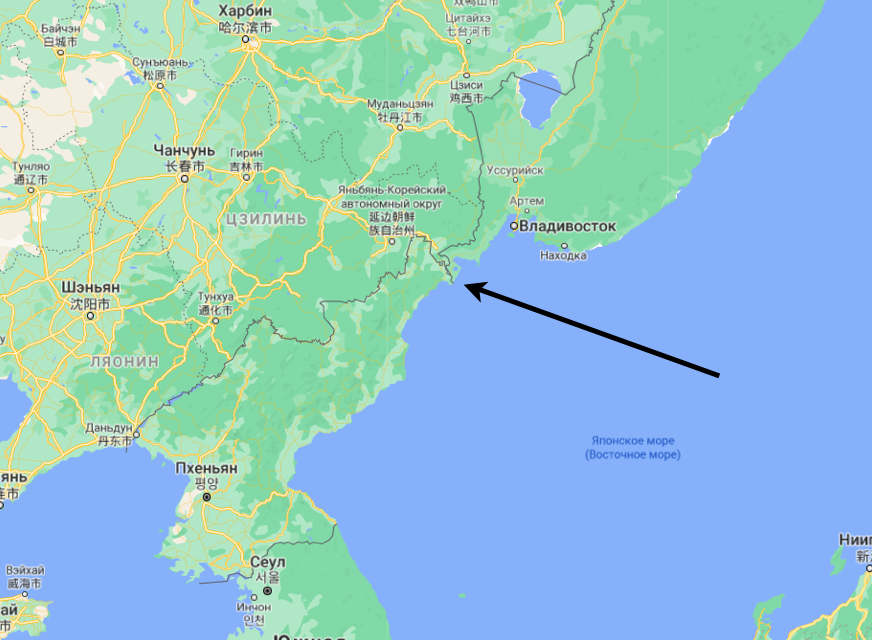 Северная корея на карте граница с россией. КНДР на карте граница с Россией. Граница России и Кореи на карте. Северная Корея на карте России.