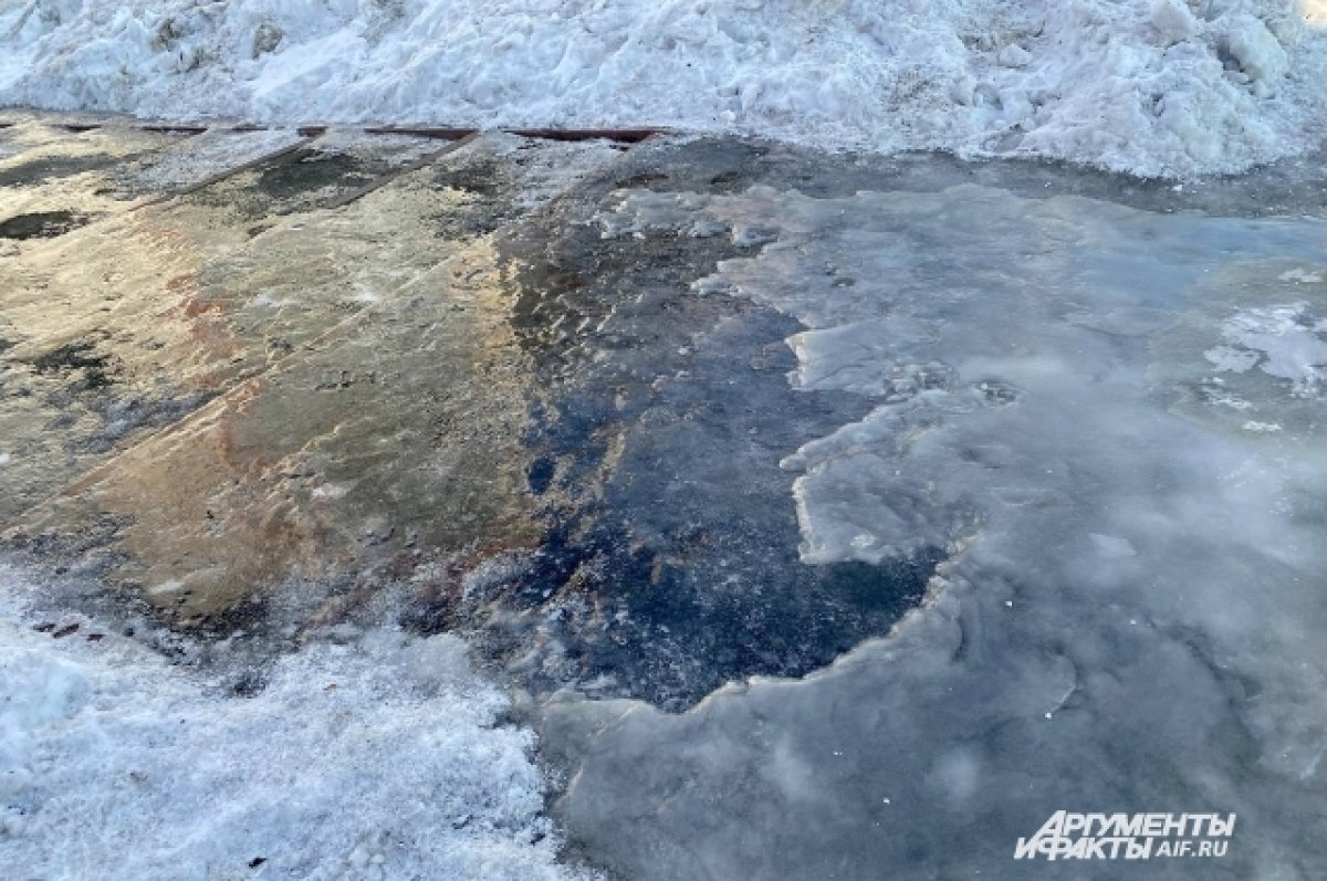    Воронежцы катаются на коньках по обледеневшим дворам и парковкам