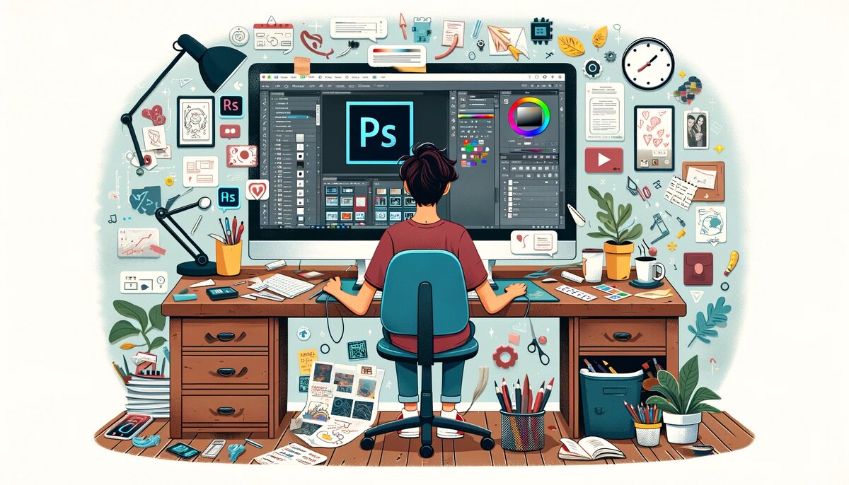 Создаём Невозможное: Как Adobe Photoshop открывает двери в мир фантазии |  Образование 2.0: Навыки Будущего | Дзен