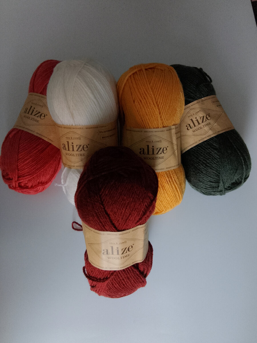 Пряжа средней толщины