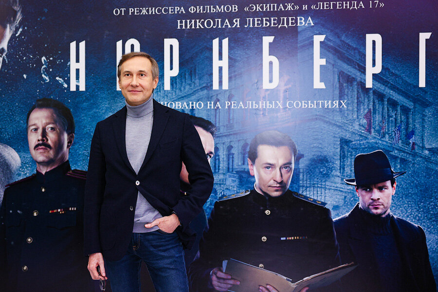 Николай Лебедев на презентации своего фильма в Калининградской области 16.02 2023г. Фото из открытых источников (сайт "Новый Калининград")