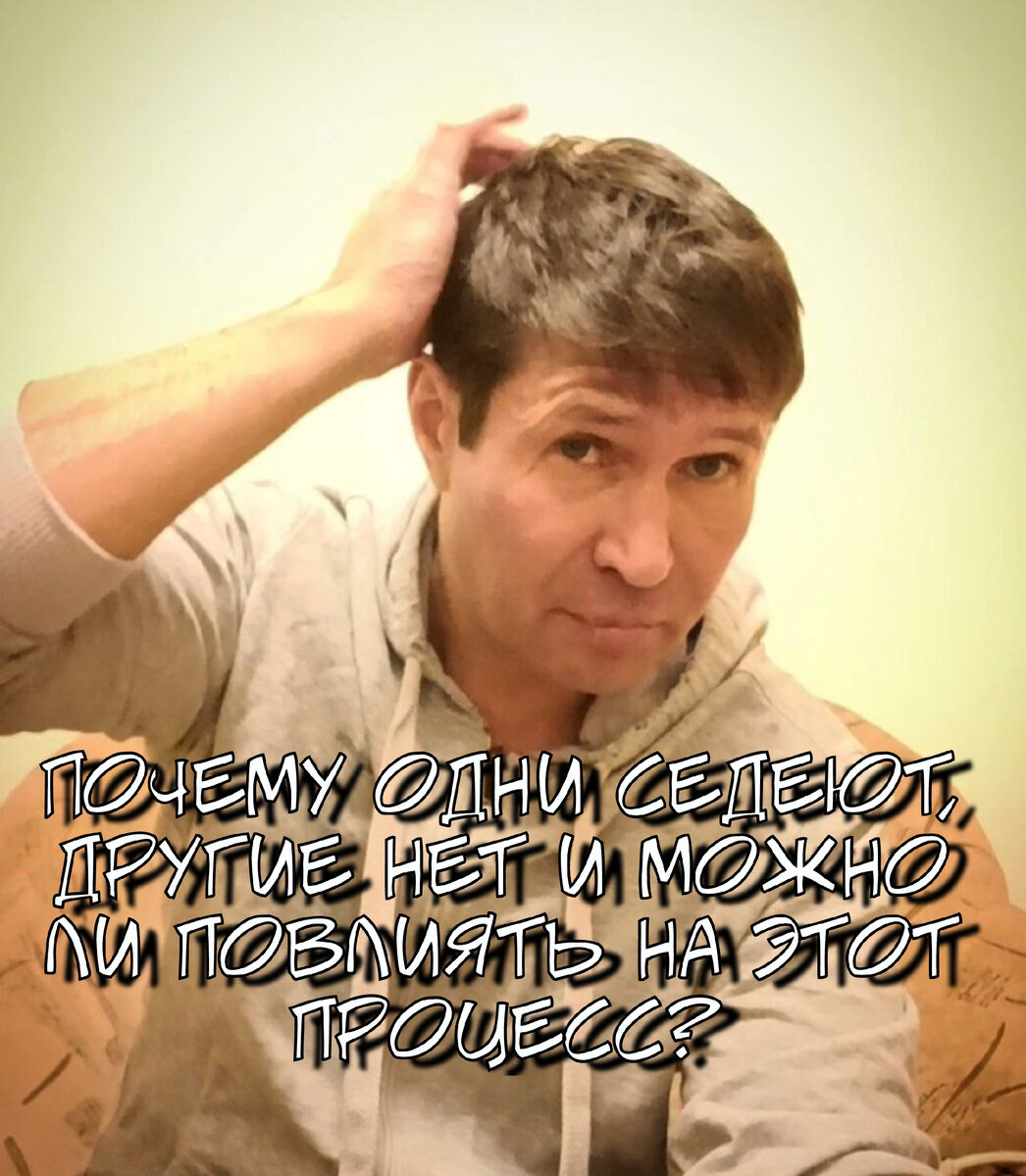 За цвет волос отвечают меланоциты: клетки, которые вырабатывают пигменты – чёрно-коричневый эумеланин и красновато-коричневый феомеланин. Соотношение между этими двумя пигментами и дает твой индивидуальный цвет волос. Находятся меланоциты в луковице — подкожной части волоса. И каждый меланоцит имеет свой запас прочности или количество пигмента, которое он способен выработать. Попадает вырабатываемый пигмент в остов волоса – его сердцевину. Кутикулы — чешуйки, расположенные на поверхности волоса, — выполняют лишь защитную функцию и на оттенок волос никак не влияют. Именно поэтому не существует терапии или особых средств, которые помогали бы избавиться от седины изнутри: шампуни, бальзамы и маски не могут проникнуть достаточно глубоко. Окрашивание позволяет искусственно заполнить остов волоса необходимым пигментом, но по мере отрастания волоса и вымывания краски седины вернется.Почему она возникает у всех в разное время?
Тут играют роль несколько факторов. Первый и самый важный- наследственность. Количество и качество меланоцитов — такой же фактор, как форма ногтей, строение тела и так далее. Если твои родители стали седыми рано, скорее всего, и ты столкнешься с серебром в волосах примерно в том же возрасте. И наоборот.
Второй фактор — скорость роста волос (как ни удивительно). Каждый меланоцит способен на 10 (приблизительно, конечно) циклов «окрашивания волос», после чего отмирает. Циклы бывают разные и тоже предопределены генетически: от формирования фолликула до вырастания, а затем выпадения волосы проходят три стадии развития. Первая продолжается 2-4 года, вторая — от 2 недель до месяца, а последняя — от 3 до 4 месяцев.В данный момент около 90 % волос на твоей голове находится в первой фазе — фазе роста, 1 % — во второй фазе — фазе покоя и 6 % — в третьей, фазе выпадения. Полный цикл таким образом составляет от 2,5 до 4,5 лет. 10 циклов составят, как несложно подсчитать, от 20 с небольшим до 40 лет. Появление седины в этот период абсолютно нормально и объясняется исключительно биологическими причинами. Можно ли поседеть от стресса?
Формально нет. Сам по себе стресс, даже очень сильный, никак не может повлиять на работу меланоцита и наличие либо отсутствие пигмента. Если бы это было не так, то от стресса люди бы не просто седели, но теряли цвет глаз и приобретали бледный оттенок кожи, ведь меланоциты присутствуют и там. Но определенная взаимосвязь есть. При стрессе, особенно накопленном и хроническом, волосы начинают быстрее выпадать. Иногда цикл жизни волос сокращается в 3-4 раза. И, соответственно, меланоциты работают в 3-4 раза быстрее, от этого и изнашиваются. Тогда седина появится раньше, чем могла бы, но, опять же, речь о нескольких годах, а никак не днях или неделях.                                               Можно ли повлиять на скорость угасания активности меланоцитов? Радикальным способом — нет. Изменить генетику медики пока не могут. Если седина появилась, «завести» меланоциты заново невозможно. Подсадить новые — тоже нереально. Но что действительно в наших руках — это снизить факторы риска, которые приводят к преждевременному истощению клеток.Чтобы меланоциты сохраняли активность весь отведенный им срок, им требуется регулярное поступление в организм витамина D, витамина В12 и кальция. Отдельно упомянем омега-3 полиненасыщенные жирные кислоты: при их нехватке меланоциты тоже истощаются быстрее, чем могли бы.
При этом сотрудники большинства министерств здравоохранения разных стран мира убеждены, что жителям северных стран витамина D хронически не хватает, поскольку количество солнечных дней в году намного меньше, чем это нужно человеческому организму. В России официальные рекомендации Минздрава: всем взрослым людям в возрасте 18–50 лет необходимо принимать витамин D в профилактических дозах — по 600–800 МЕ в сутки.Сокращает жизнь меланоцитам... лишний вес. Итальянские ученые, изучавшие меланоциты в рамках исследования патологических процессов в коже, неожиданно для самих себя обнаружили , что выработка пигмента резко снижена у полных и очень полных людей, однако восстанавливается до нормальных значений при возвращении веса к нормативным показателям.
По статистике, курящие люди седеют быстрее некурящих, так как воздействие никотина вызывает образование перекиси водорода в луковицах волос, что обесцвечивает пигмент и приводит к появлению седины.
Отдельно отметим, что обесцвечивание волос могут вызывать некоторые медикаменты, в частности препараты для щитовидной железы, некоторые антидепрессанты и серьезные препараты для лечения псориаза. Однако здесь речь идет именно о разрушении пигмента, а не самих меланоцитов, поэтому после завершения курса лечения волосы вновь обретают цвет.Так или иначе, но для подавляющего большинства из нас седина — лишь вопрос времени. Стоит ли с ней бороться, каждый решает сам, но ученые едины в одном: само по себе появление серебристых волосков ничего не говорит об общем состоянии организма, не является признаком угасания, нездоровья, никак не отражает биологический возраст внутренних органов и является чисто эстетическим фактором.

