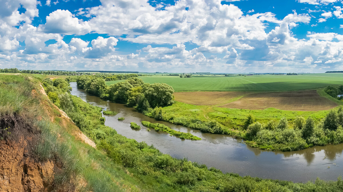 Река Кшень. Орловская область. 