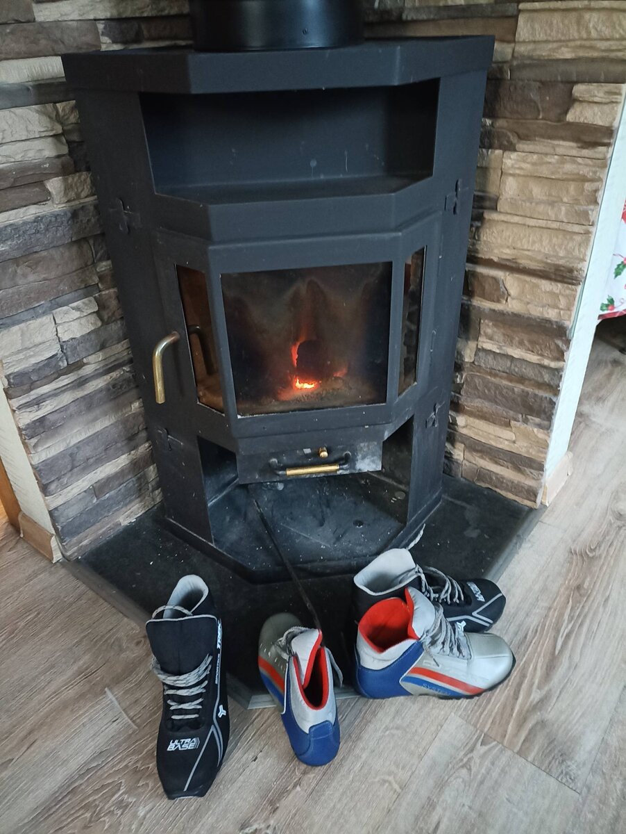 Отогреваются. Им было одиноко и холодно в сарае