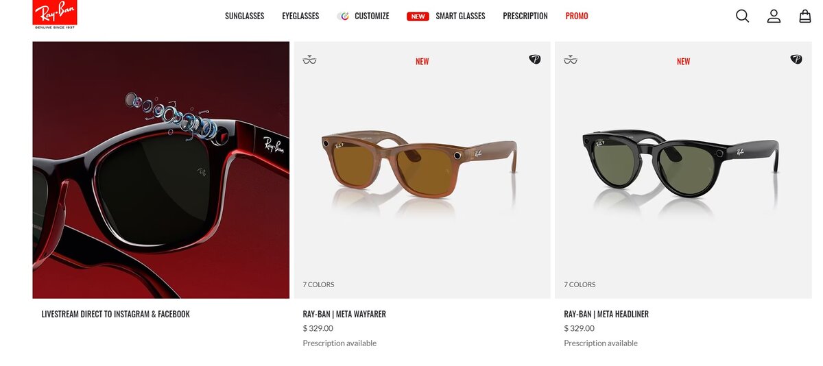 Оправы ray ban мужские