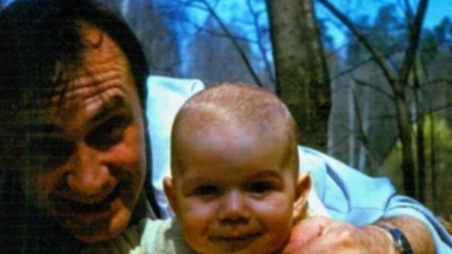 В детстве с папой