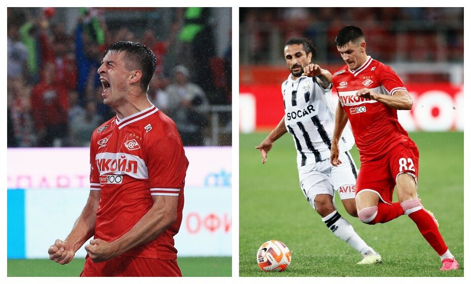    «Спартак» проэкзаменовал «Нефтчи» перед новым сезоном. Фото: соцсети ФК «Спартак»