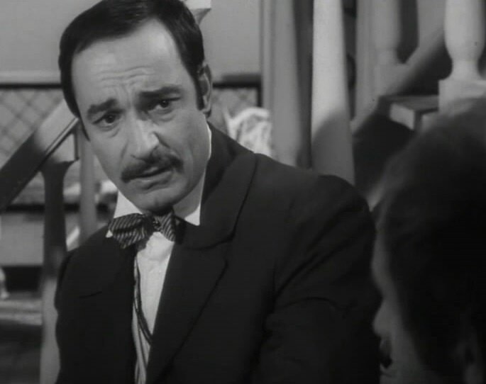 Кадр из фильма-спектакля «Бесприданница», 1974 год. Гафт - Паратов.