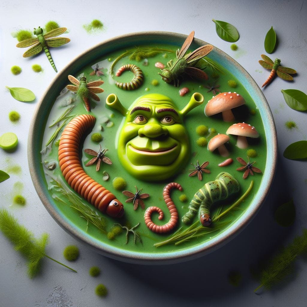 Конечно у Шрека, чуть более оригинальный рецепт, но мы немного очеловечили, что поделать! 