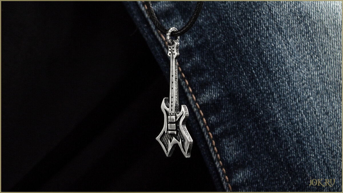 подвеска рок гитара Warlock Joker-studio