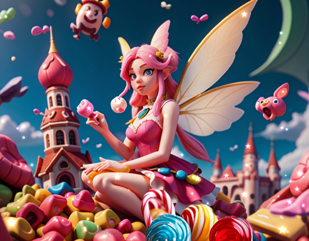 «Конфетная фея» (изображение сделано с помощью ИИ)