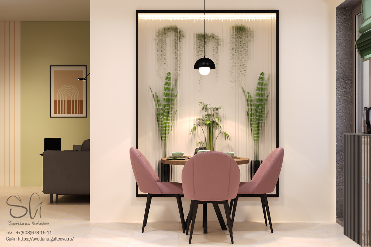 Дизайн-проект квартиры 37,5 квадратных метра от Like Design. Дизайнер Светлана Гальцова